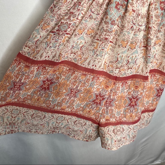 Lulu’s Pink Printed Halter Tassel Romper - Picture 4 of 12